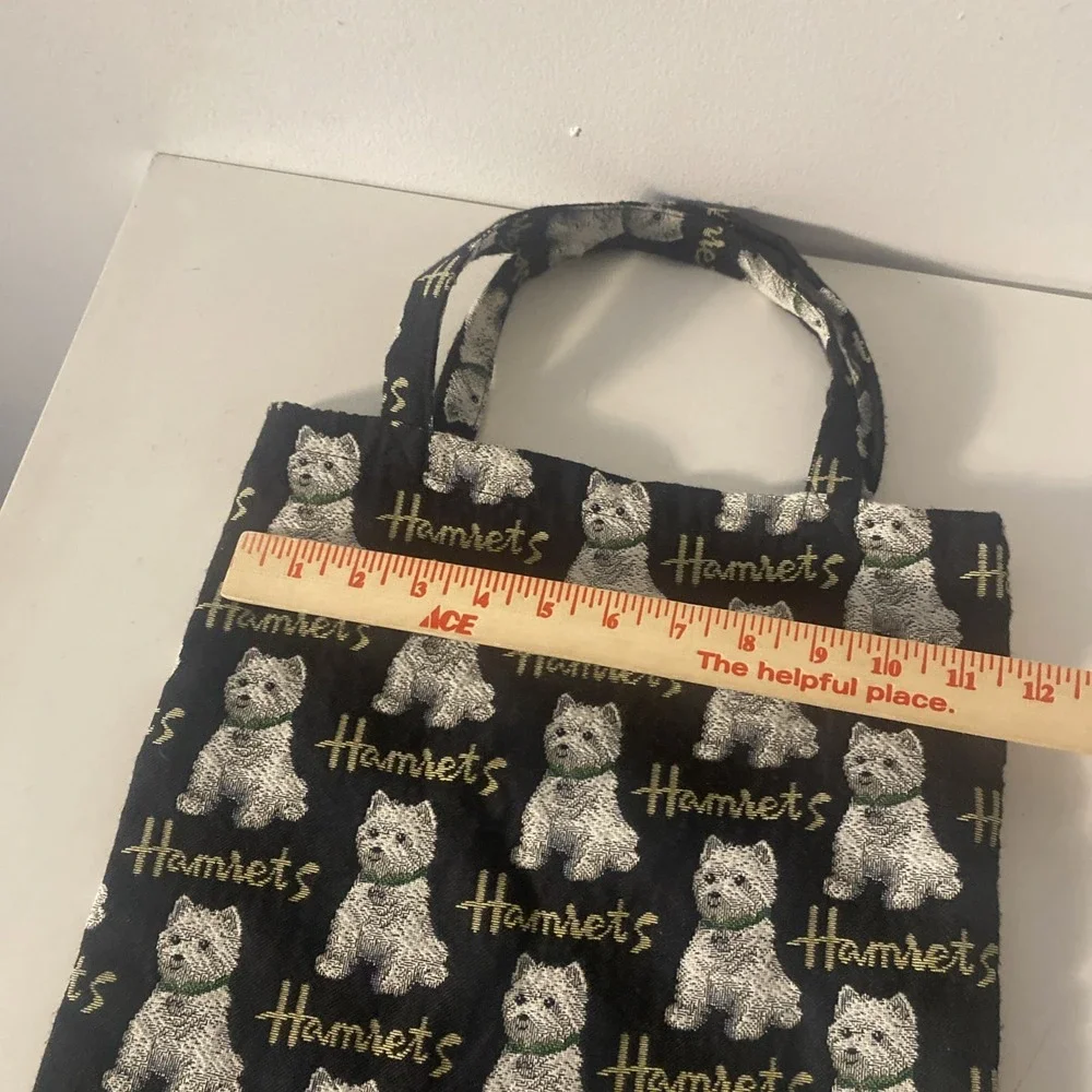 Whimsicall West Highland White Terrier Tapestry Tote Bag from Hamrets Black